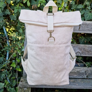 RE'A dizájn Sea Sand rolltop hátizsák  M/L közötti méret - táska & tok - hátizsák - roll top hátizsák - Meska.hu