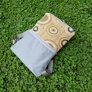 RE'A dizájn Sárga trapéz hátizsák, Táska & Tok, Hátizsák, Roll top hátizsák, Varrás, MESKA