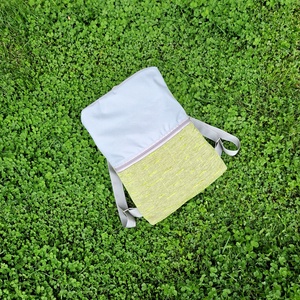 RE'A dizájn Zöld trapéz hátizsák, Táska & Tok, Hátizsák, Roll top hátizsák, Varrás, MESKA