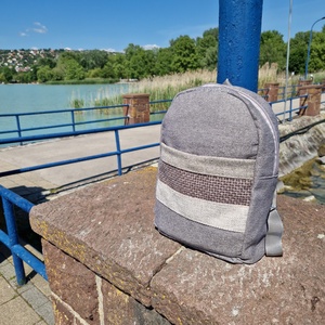 RE'A dizájn Stone Stripes hátizsák - táska & tok - hátizsák - hátizsák - Meska.hu