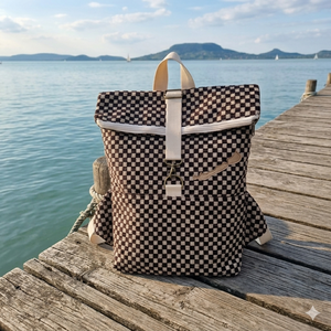 RE'A dizájn Retro Balaton rolltop hátizsák � S/M közötti méret - Meska.hu