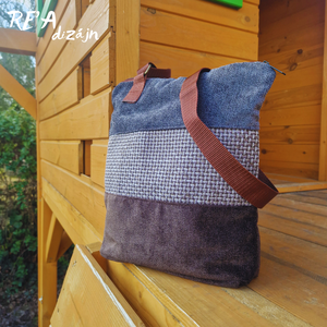 RE'A dizájn Rustic Coffee crossbody táska - Meska.hu