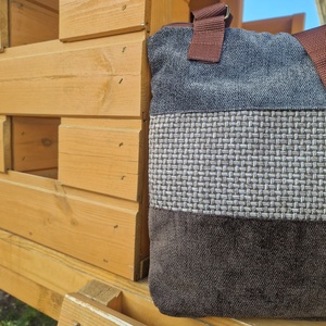 RE'A dizájn Rustic Coffee crossbody táska - táska & tok - kézitáska & válltáska - vállon átvethető táska - Meska.hu