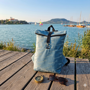 RE'A dizájn Türkizzöld Full Balaton rolltop 1.  - nagyobb M méret - Meska.hu