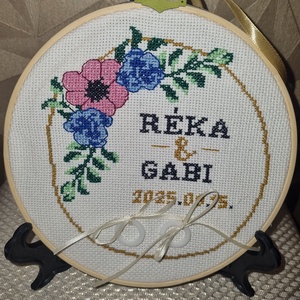 Esküvői emlék és gyűrűpárna - esküvő - kiegészítők - gyűrűtartó & gyűrűpárna - Meska.hu