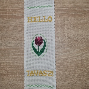 Húsvéti könyvjelző, Könyv & Zene, Könyvjelző, Hímzés, MESKA