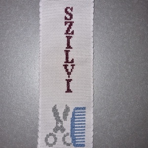Névreszóló könyvjelző, Könyv & Zene, Könyvjelző, Hímzés, MESKA