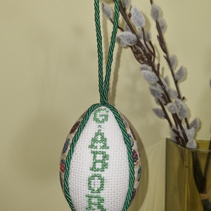 Húsvéti tojásdísz - otthon & életmód - dekoráció - fali és függő dekoráció - függődísz - Meska.hu