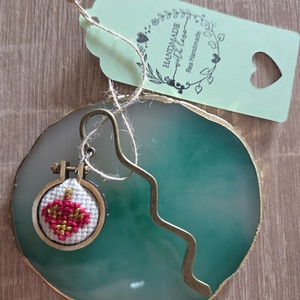 Fém könyvjelző karácsonyfadísz - Meska.hu