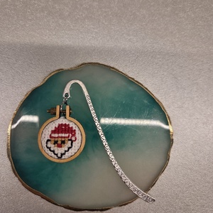 Mikulás könyvjelző - Meska.hu