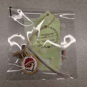 Mikulás könyvjelző - könyv & zene - könyvjelző - Meska.hu