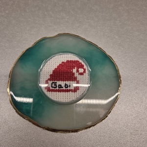 Mikulás kitűző - Meska.hu