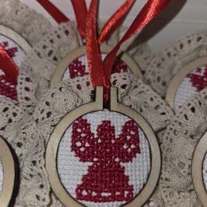 Karácsonyfadísz szett - karácsony - karácsonyi lakásdekoráció - karácsonyfadíszek - Meska.hu