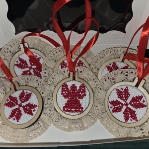 Karácsonyfadísz szett - Meska.hu