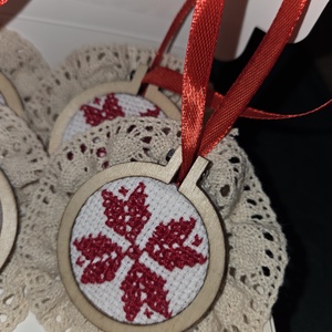 Karácsonyfadísz szett - karácsony - karácsonyi lakásdekoráció - karácsonyfadíszek - Meska.hu