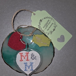 Valentin-napi kulcstartó - Meska.hu