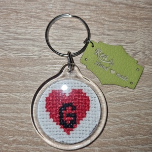 Valentin-napi kulcstartó - Meska.hu