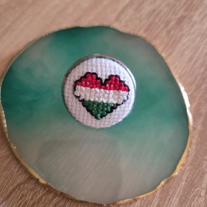 Kokárda bross - Meska.hu