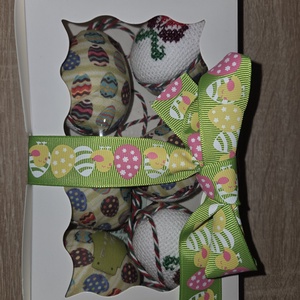 Húsvéti tojás szett - ünnepi díszek, dekorációk - húsvéti díszek és dekorációk - húsvéti tojás, hímestojás - Meska.hu