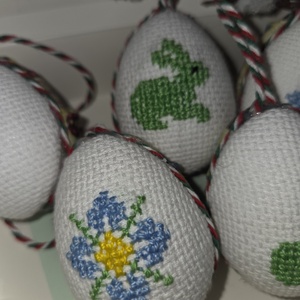 Húsvéti tojás szett - ünnepi díszek, dekorációk - húsvéti díszek és dekorációk - húsvéti tojás, hímestojás - Meska.hu