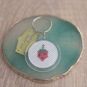 Gyümölcsös kulcstartó - táska & tok - kulcstartó & táskadísz - kulcstartó - Meska.hu