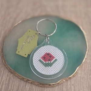 Gyümölcsös kulcstartó - táska & tok - kulcstartó & táskadísz - kulcstartó - Meska.hu