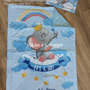 Baby panel ágynemű  - játék & sport - ovis felszerelés - ovis ágynemű - Meska.hu