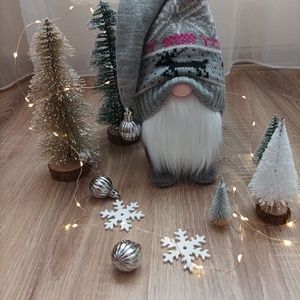 Karácsonyi manó , Otthon & Életmód, Dekoráció, Asztal és polc dekoráció, Asztaldísz, Varrás, MESKA