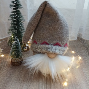 Karácsonyi manó  - karácsony - karácsonyi lakásdekoráció - karácsonyi manók, figurák - Meska.hu