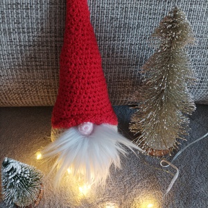 Karácsonyi manó  - karácsony - karácsonyi lakásdekoráció - karácsonyi manók, figurák - Meska.hu