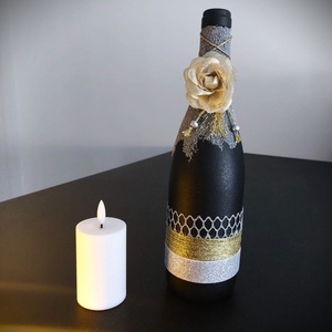 Elegáns fekete-arany-ezüst váza / díszüveg - otthon & életmód - dekoráció - asztal és polc dekoráció - díszüveg - Meska.hu Elegáns fekete-arany-ezüst váza / díszüveg - otthon & életmód - dekoráció - asztal és polc dekoráció - díszüveg - Meska.hu