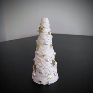 Fehér karácsonyfa - karácsonyi dekoráció - karácsony - karácsonyi lakásdekoráció - ünnepi asztaldekoráció - Meska.hu Fehér karácsonyfa - karácsonyi dekoráció - karácsony - karácsonyi lakásdekoráció - ünnepi asztaldekoráció - Meska.hu