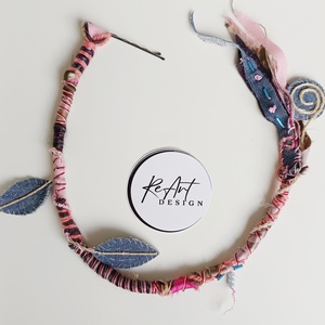 ReArt textil hajdísz Giselle - ruha & divat - hajdísz & hajcsat - hajdísz - Meska.hu