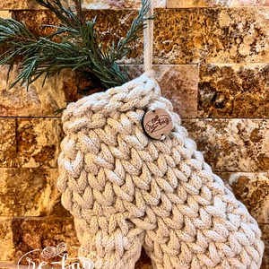  Karácsonyi ajtó dísz- kesztyű - karácsony - karácsonyi lakásdekoráció - karácsonyi ajtódíszek - Meska.hu