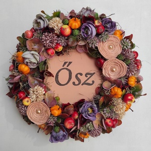 Ősz feliratú ajtódísz, falidísz - Meska.hu