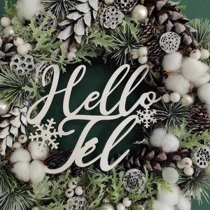 Hello Tél feliratú ajtódísz  - otthon & életmód - dekoráció - ajtó- és ablak dekoráció - ajtódísz & kopogtató - Meska.hu