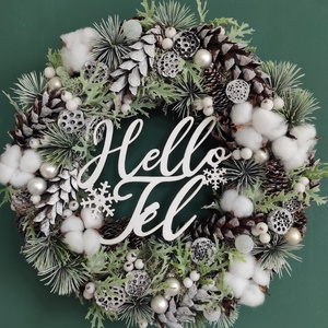 Hello Tél feliratú ajtódísz  - Meska.hu