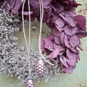 Eukaliptuszos karácsonyi ajtódísz - karácsony - karácsonyi lakásdekoráció - karácsonyi ajtódíszek - Meska.hu