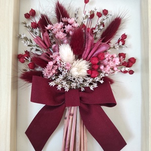 Szárazvirágos ajtódísz - otthon & életmód - dekoráció - kép & falikép - képkeret - Meska.hu