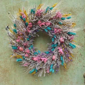 Szárazvirágos ajtódísz, falidísz - otthon & életmód - dekoráció - ajtó- és ablak dekoráció - ajtódísz & kopogtató - Meska.hu