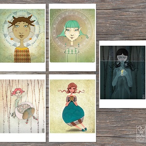 TÜNDÉREK/ A4 printek - művészet - grafika & illusztráció - művészi nyomat - Meska.hu