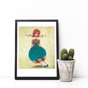 TÜNDÉREK/ A4 printek - művészet - grafika & illusztráció - művészi nyomat - Meska.hu