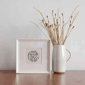 OKTÓBER kalligráfia / print - otthon & életmód - dekoráció - kép & falikép - kép & falikép - Meska.hu