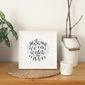 MOON / print, Művészet, Grafika & Illusztráció, Művészi nyomat, Fotó, grafika, rajz, illusztráció, MESKA