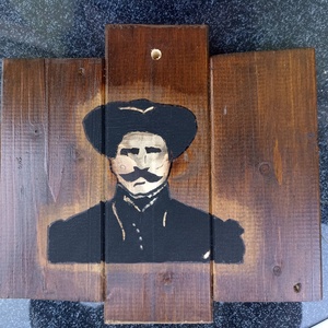 Rózsa Sándor falidekor - otthon & életmód - fából készült kép - fából készült kép - Meska.hu