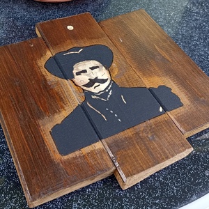 Rózsa Sándor falidekor - otthon & életmód - fából készült kép - fából készült kép - Meska.hu