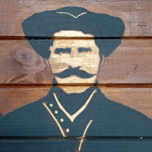 Rózsa Sándor portré - otthon & életmód - dekoráció - fali és függő dekoráció - falra akasztható dekor - Meska.hu