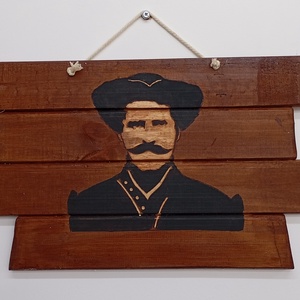 Rózsa Sándor portré - otthon & életmód - dekoráció - fali és függő dekoráció - falra akasztható dekor - Meska.hu