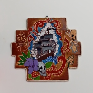 A Fekete Gyöngy falidekor - Meska.hu