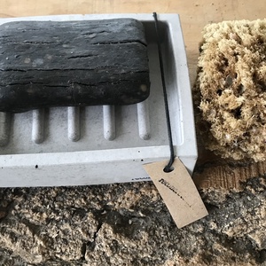  Beton szappantartó - otthon & életmód - fürdőszoba - szappantartó - Meska.hu